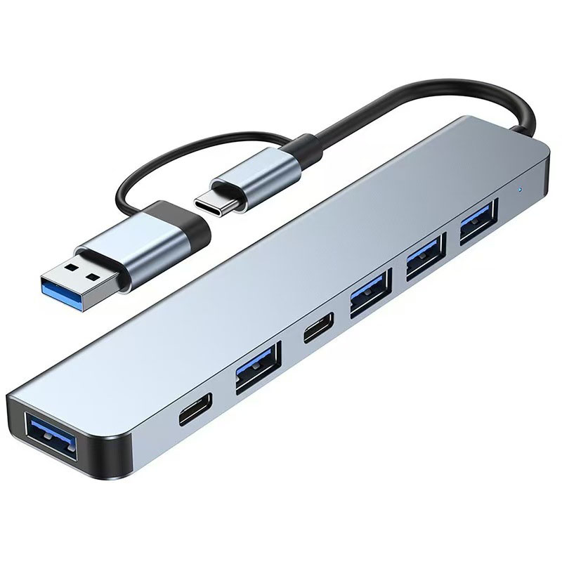 Laptop Accessories Hub - 5/7/8 Portlu USB A C Hub