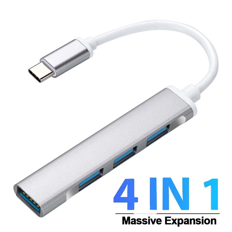 Laptop Accessories Usb - 4'ü 1 Arada Tip-C Genişletici Hub
