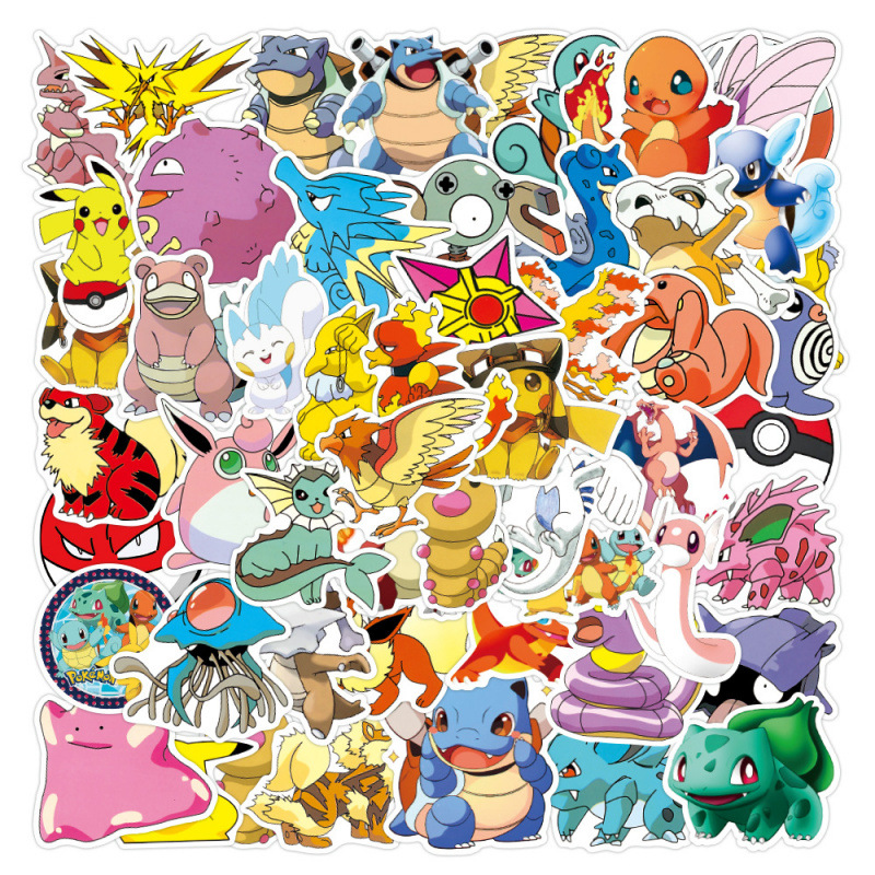 Laptop Accessories Kids - 49 adet Kawaii Çizgi Film Anime