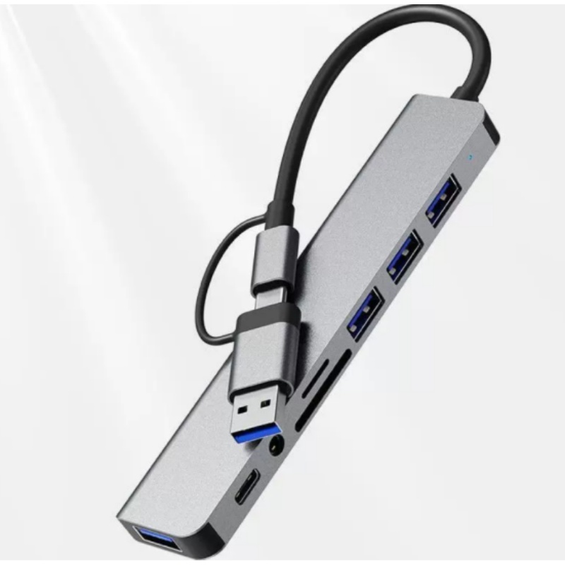Çift Başlı Tip-C 8'i 1 Arada Ç - Laptop Accessories Hub incelemesi ve fiyatı