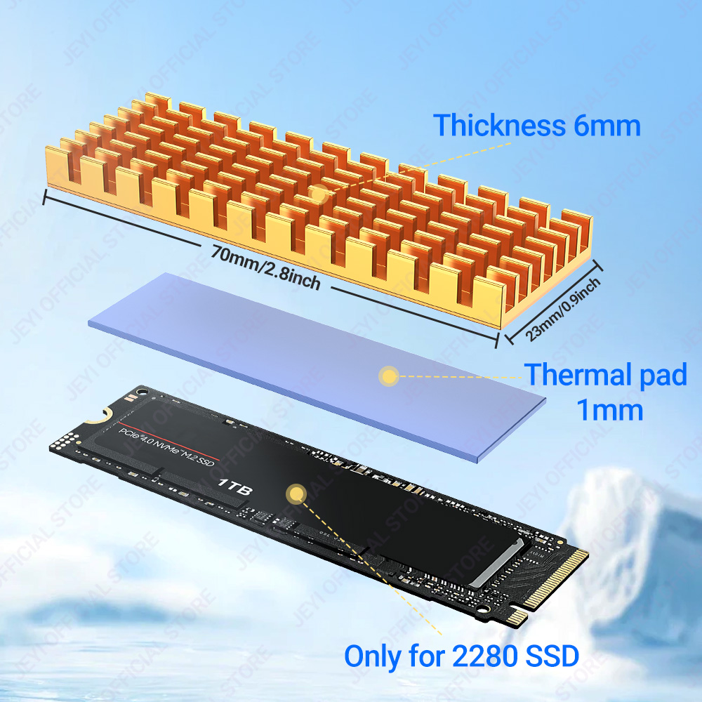 JEYI M.2 SSD Soğutucu Alüminyu - Laptop Accessories Cooling Pad incelemesi ve fiyatı