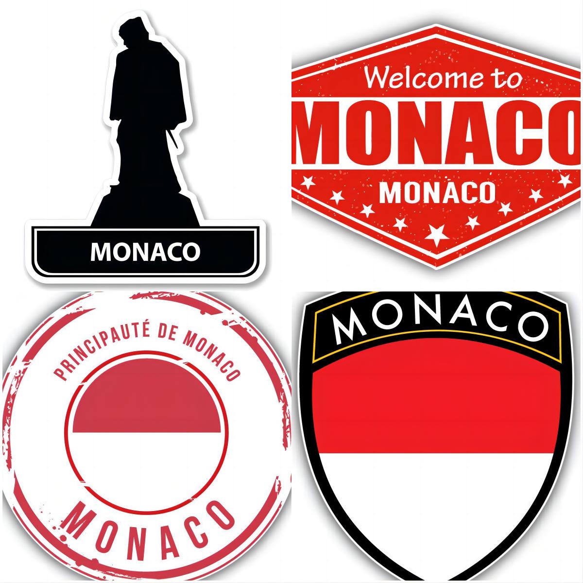 Monaco bayrağı vinil çıkartmas - Laptop Accessories Kids incelemesi ve fiyatı