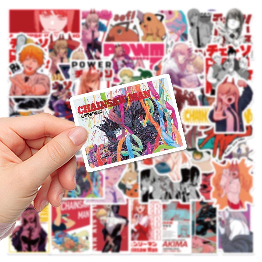 Yeni 100 Adet Chainsaw Man Ani - Laptop Accessories Gifts For Men incelemesi ve fiyatı