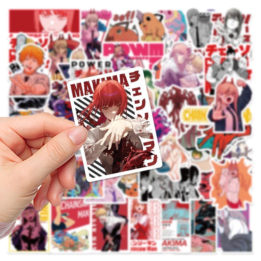 Yeni 100 Adet Chainsaw Man Ani - Laptop Accessories Gifts For Men incelemesi ve fiyatı