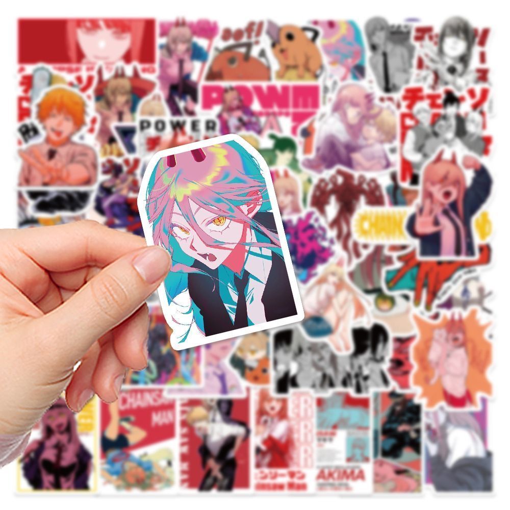 Yeni 100 Adet Chainsaw Man Ani - Laptop Accessories Gifts For Men incelemesi ve fiyatı