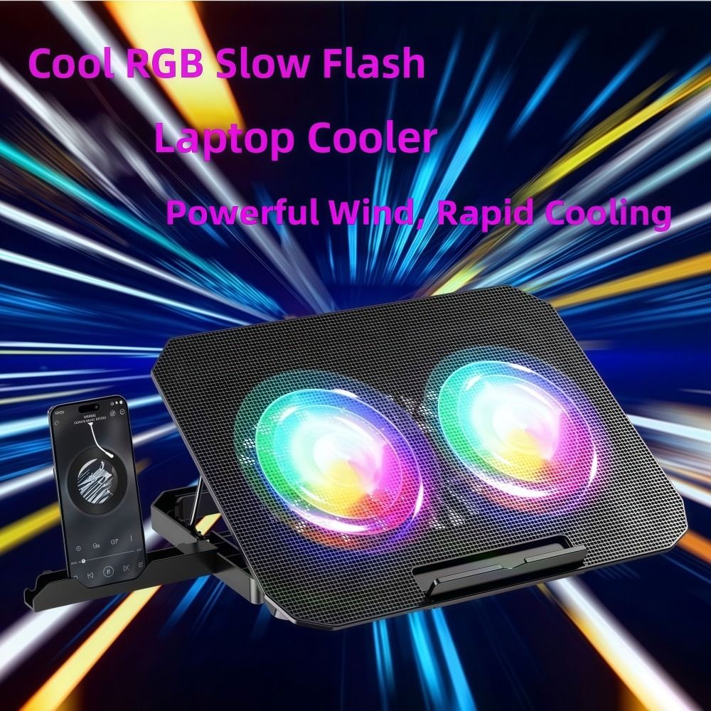İki Fanlı RGB Laptop Soğutucu, - Laptop Accessories Cooling Pad incelemesi ve fiyatı