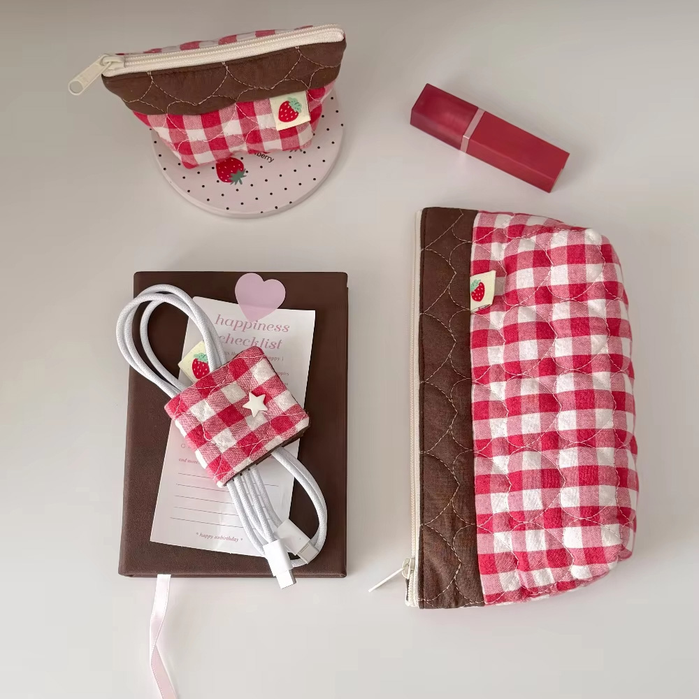 Yıldız Dekorlu Sevimli Ekose P - Cable Management Bag incelemesi ve fiyatı