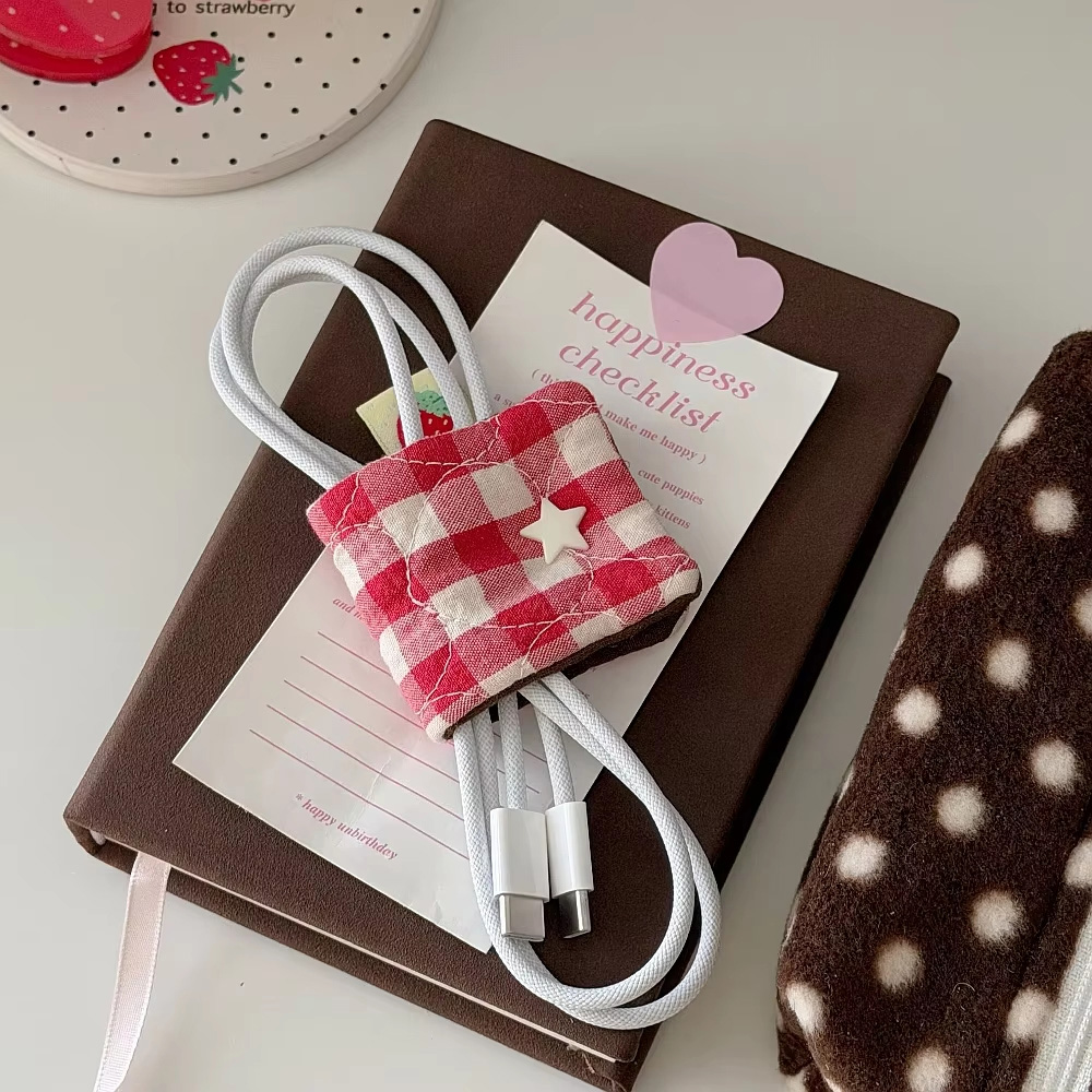 Yıldız Dekorlu Sevimli Ekose P - Cable Management Bag incelemesi ve fiyatı
